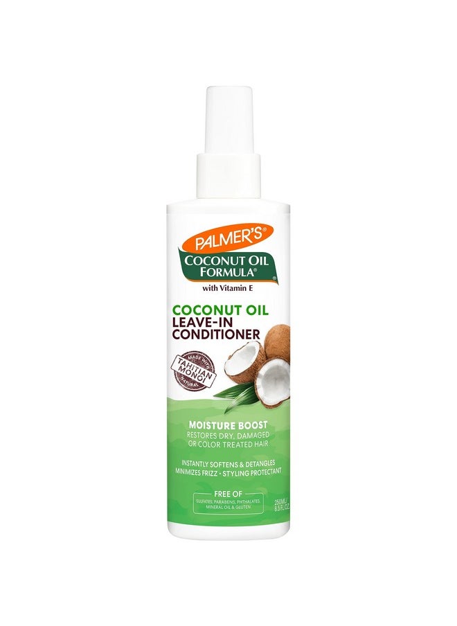 Palmer's Coconut Oil Formula Moisture Boost Leave-In Conditioner, 8.5 Ounce