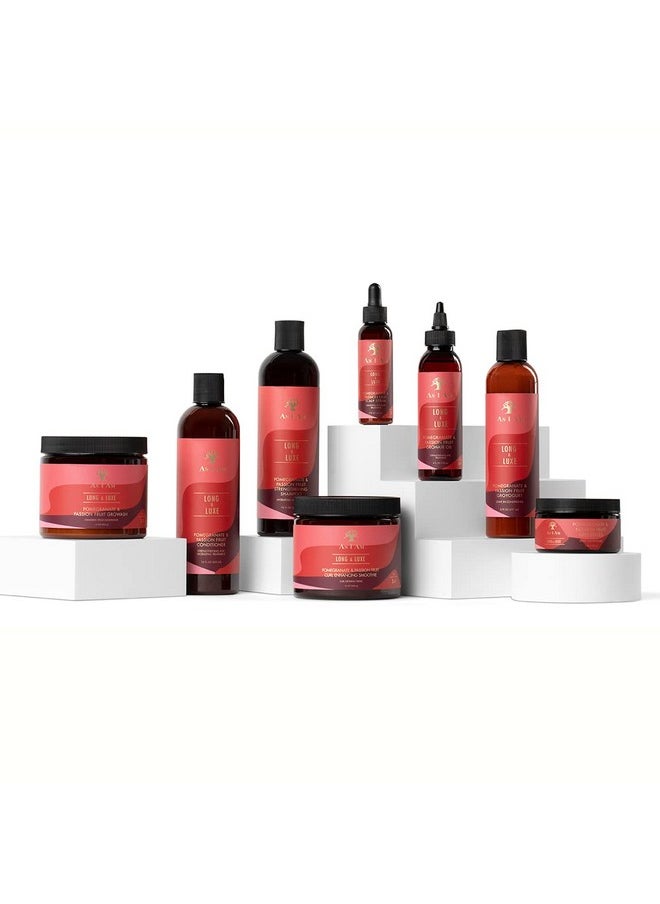 As I Am Long and Luxe GroYogurt Leave-In Conditioner - 8 Ounce - with Yogurt, Pomegranate, & Passion Fruit - Moisturizes & Hydrates Curls