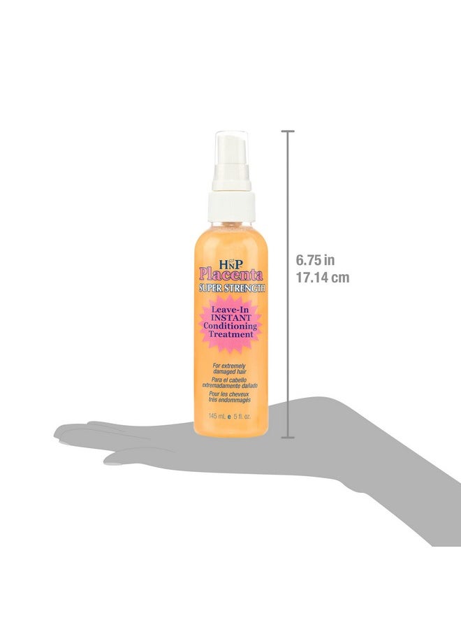 HNP Placenta Super Strength Leave-in Conditioning Hair Treatment Pump, 5 Oz