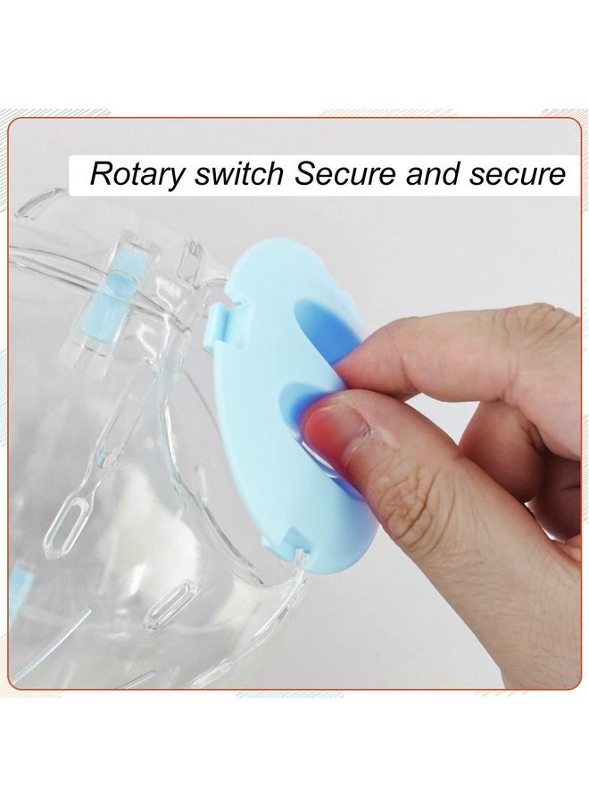 Andiker Hamster Ball, 5.52in Transparent Hamster Running Ball with Breathable Holes Easy to Install Hamster Exercise Ball for Small Animals to Keep Fit or Do More Sports Hamster Wheels