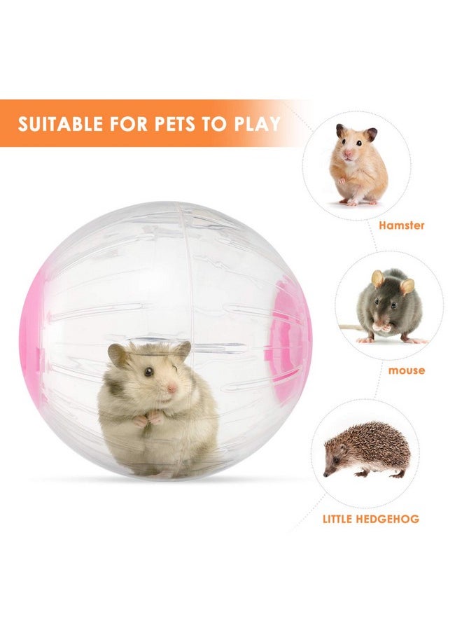 POPETPOP Hamster Running Ball, Exercise Ball Small Animal Exercise Wheel Hamster Exercise Toys Hamster Rolling Ball Toy Mini Ball Spinner Toys for Gerbils Guinea Pigs Hedgehog