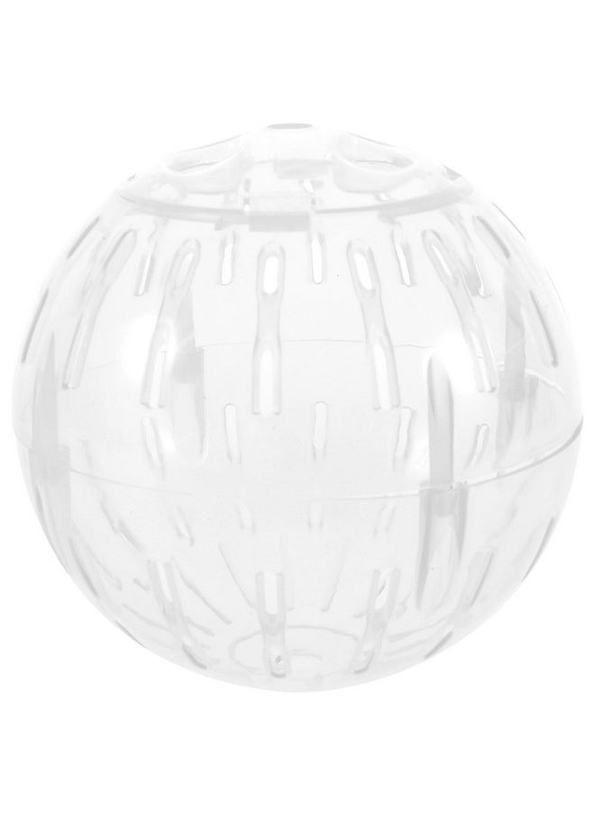 FOMIYES Hamster Exercise Ball 10CM Hamster Running Ball Transparent Hamster Wheel for Dwarf Hamsters Small Animal Pet to Reduce Boredom and Increase Activity (Random Color)