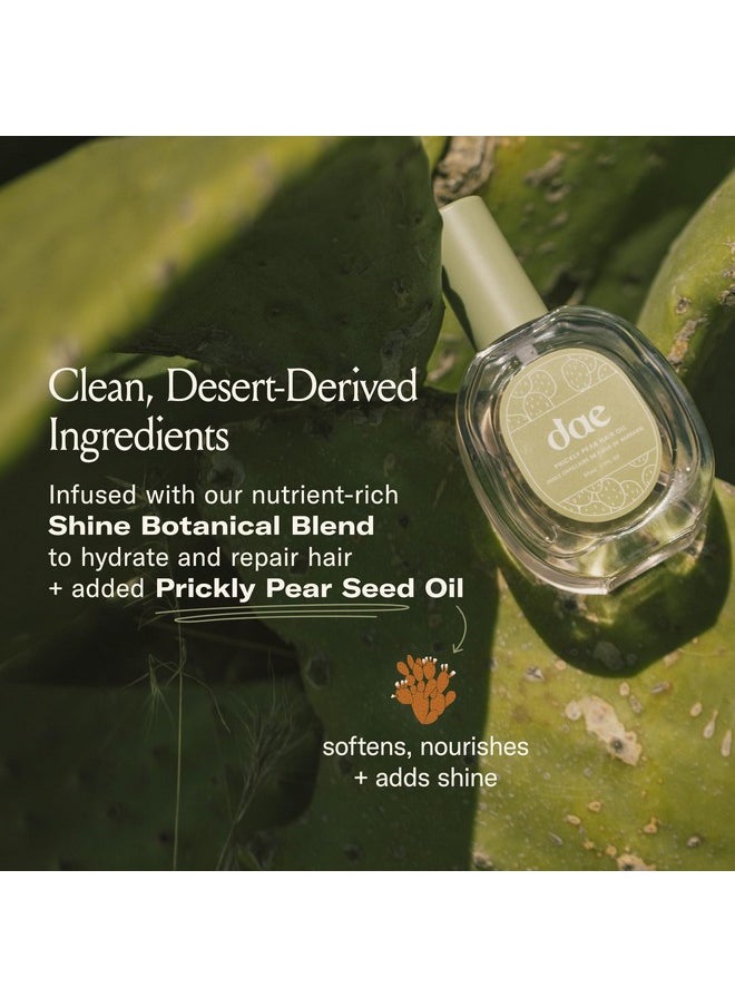DAE Prickly Pear Hair Oil - Smooths Frizz, Hydrates, Prevents Breakage, Detangles, & Adds Shine (0.6 oz)