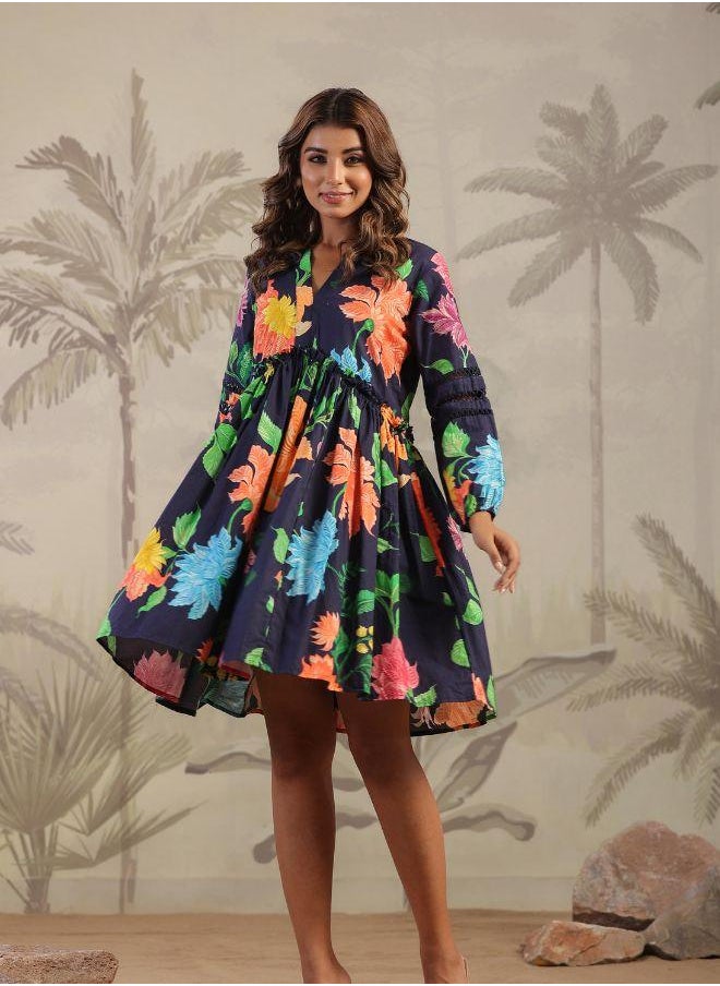 Floral A-Line Dress