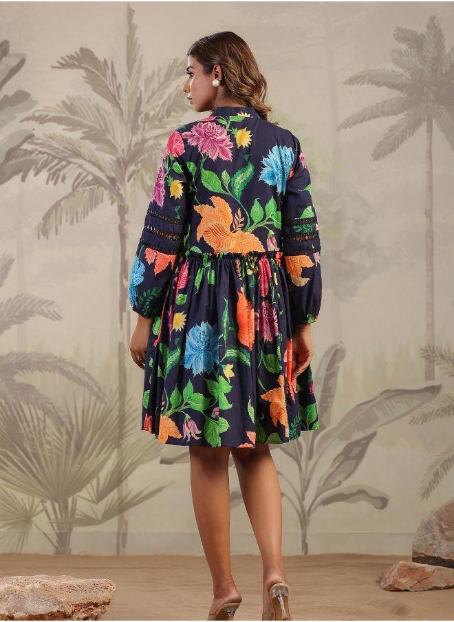 Floral A-Line Dress