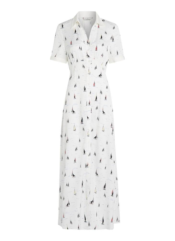 Sailboat Print Dress