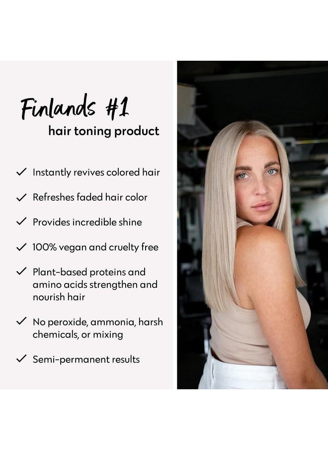 Four Reasons Color Mask - Cool Sand Blonde - (27 Colors) Color Depositing Conditioner, Toning Treatment, Tone & Enhance Color-Treated Hair - Semi Permanent Hair Dye, Vegan and Cruelty-Free, 6.76 fl oz