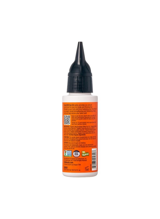 RED by Kiss Hair Strengthening Oil with 100% Natural and USDA Certified Organic Oils for Scalp and Hair Growth