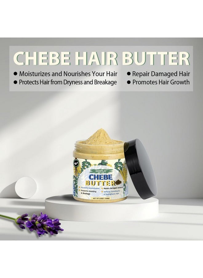 Chebe Butter For Hair Growth Chebe Hair Butter Grease For Hair Men Women, Chebe Hair Grease Deep Moisturization For Hair Growth Thickening Chebe Hair Growth Butter Hair Growth Treatment for Dry Hair