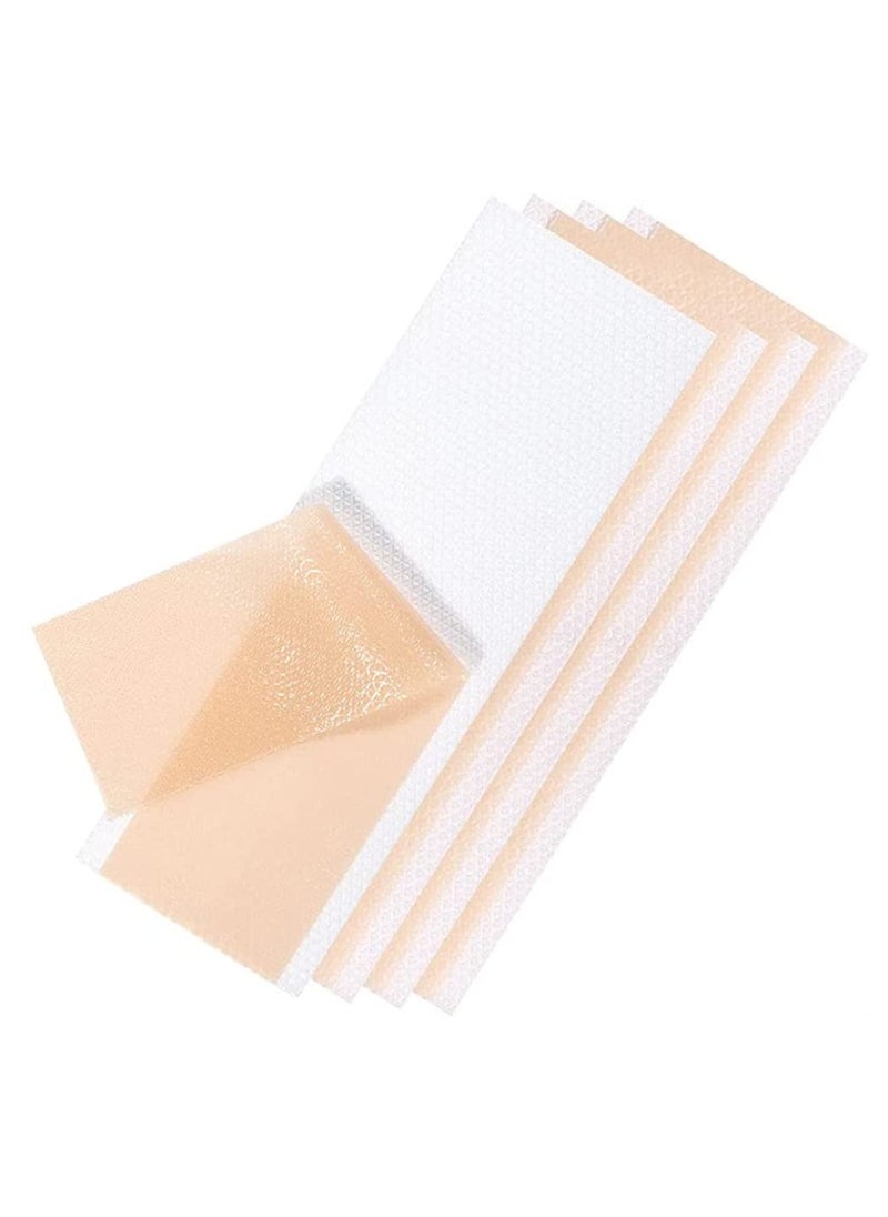 Silicone Scar Sheets & Strips, Keloid & C-Section Treatment for Men & Women, Reusable Burns Remover, Fast Results (Pack of 4 Pcs)