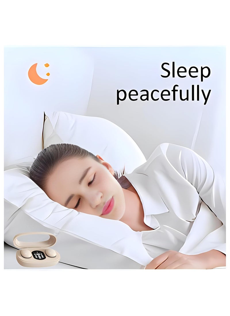 Noise Cancelling Earbuds for Sleep, Smallest Invisible Mini Earbuds, Low Profile MicroTiny Discreet Hidden Earbuds for Work, Small Headphones, Invisible SleepWireless Earphone forSmall EarCanals