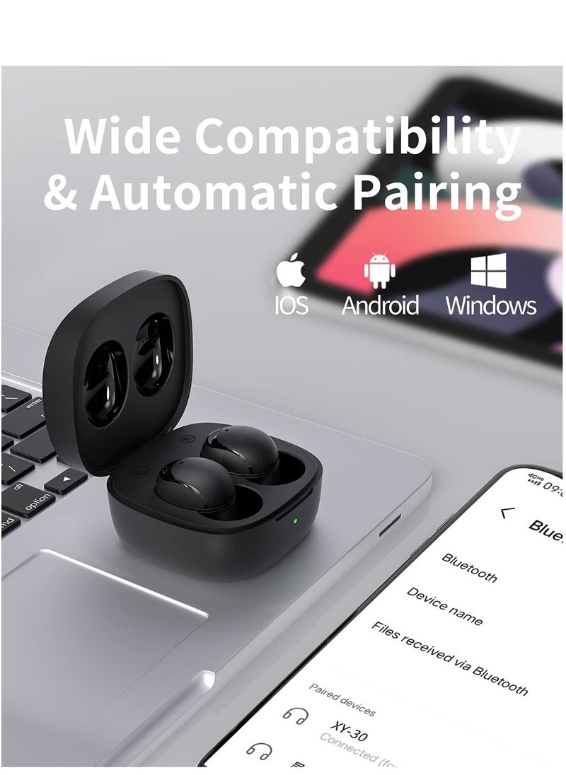 Bluetooth 5.0 Earbuds Mini Earbuds Comfortable True Wireless Earbuds with Microphone Wireless in Ear Earphones