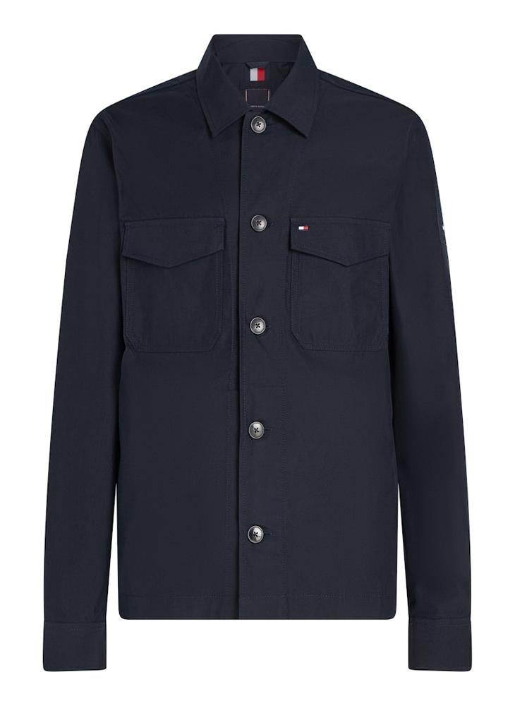 Cotton Nylon Shirt Jacket