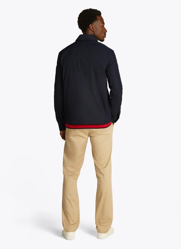 Cotton Nylon Shirt Jacket