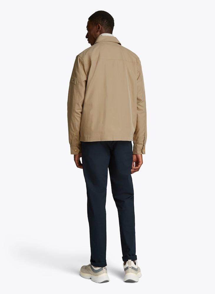 Cotton Nylon Shirt Jacket