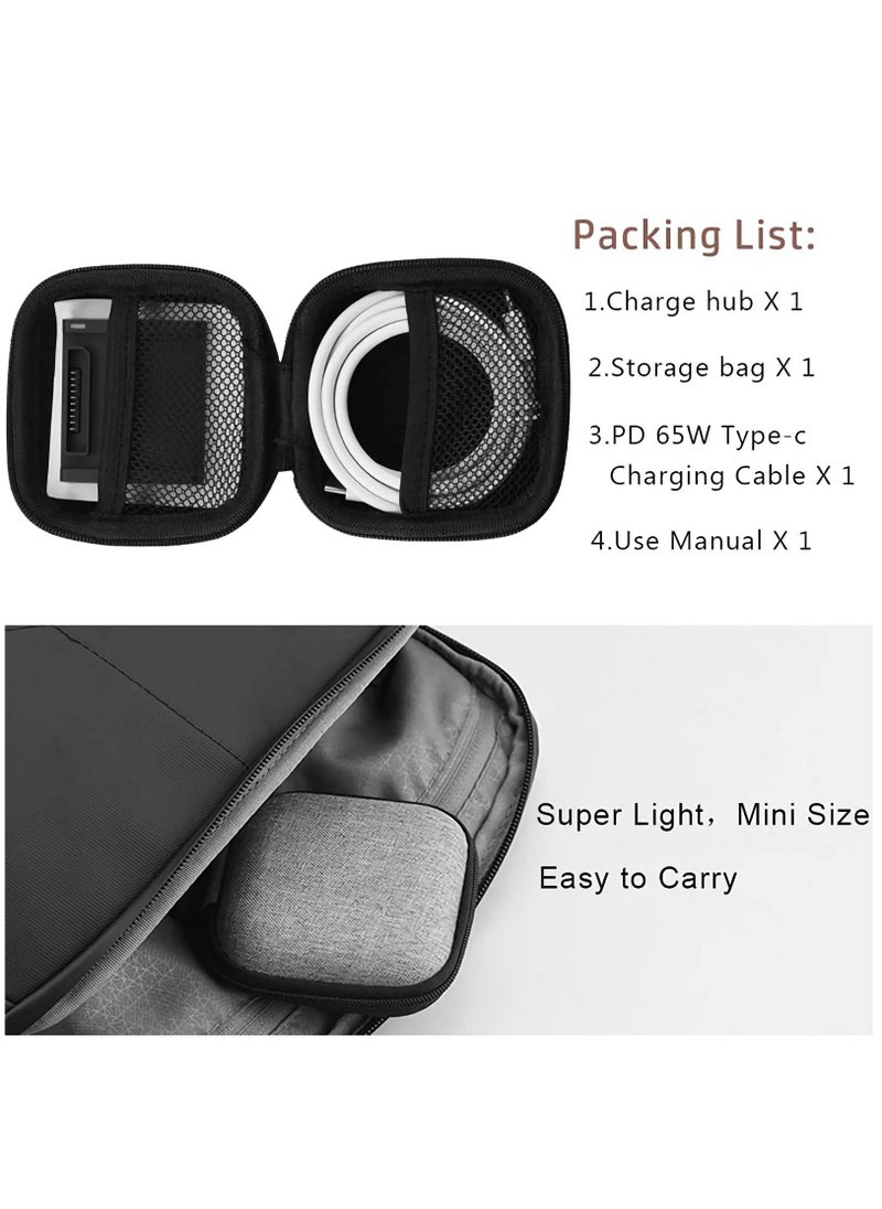 Mavic Air 2 & Air 2S Charging Hub - Portable Battery Charger with Type-C for DJI Dajiang AIR2 & AIR2S Drones, MAKINGTEC Intelligent Flight Battery Accessory.