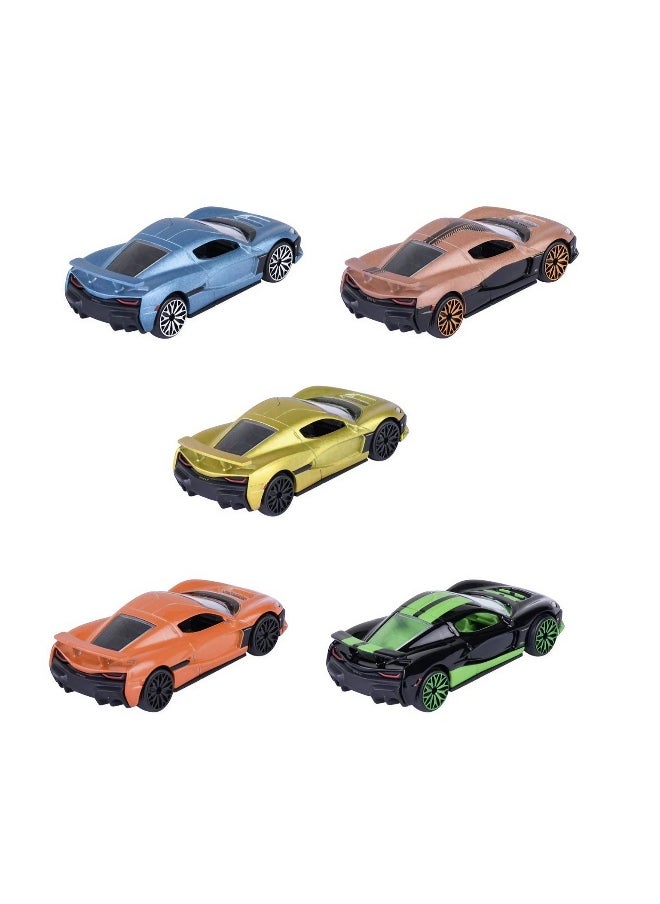 Majorette Rimac Nevera Edition 5-Piece Die-cast Car Set (1:64)