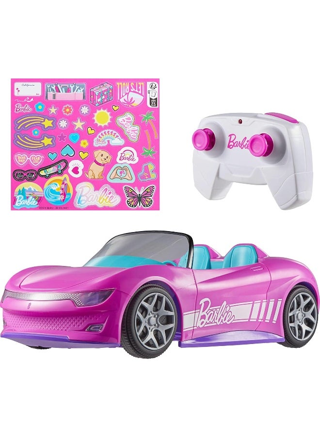 Barbie x Hot Wheels Barbie Convertible RC Car (Pink)