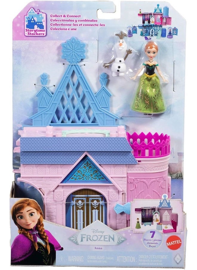Storytime Stackers Disney Frozen Collect & Connect Anna Playset (7 Pieces)