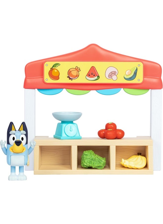 Bluey Mini Farmers Market Playset