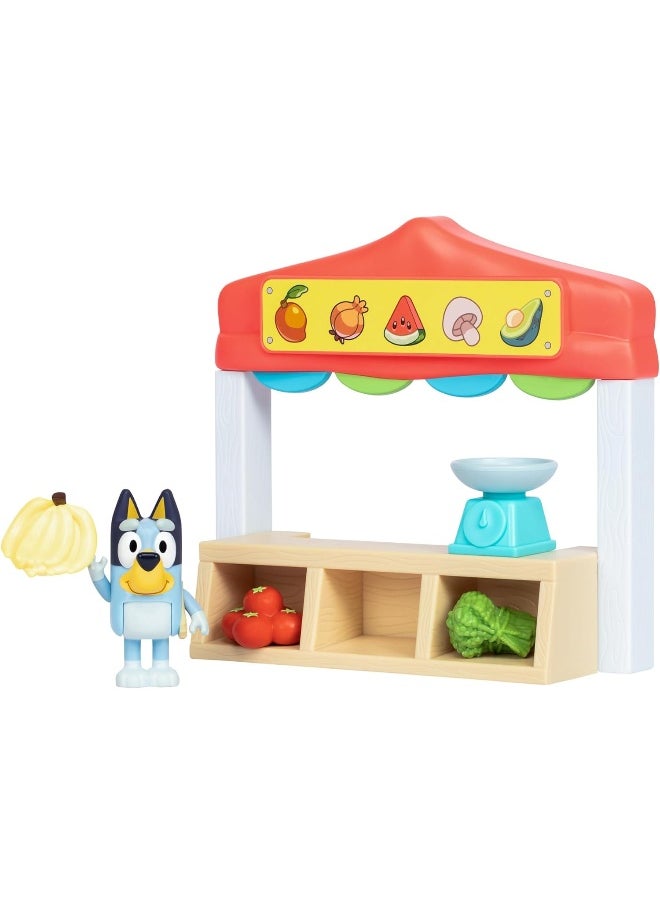Bluey Mini Farmers Market Playset