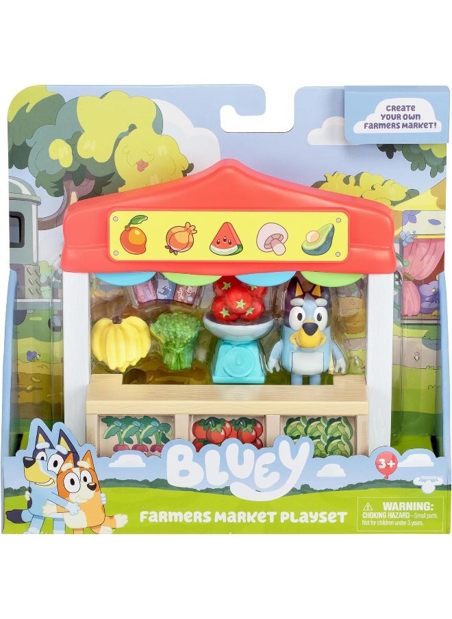 Bluey Mini Farmers Market Playset
