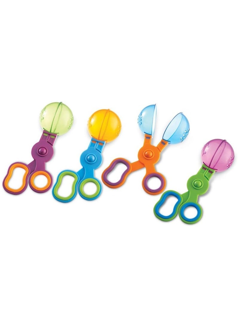 Handy Scoopers, Fine Motor Toy, Assorted Colors, Set Of 4, Ages 3+