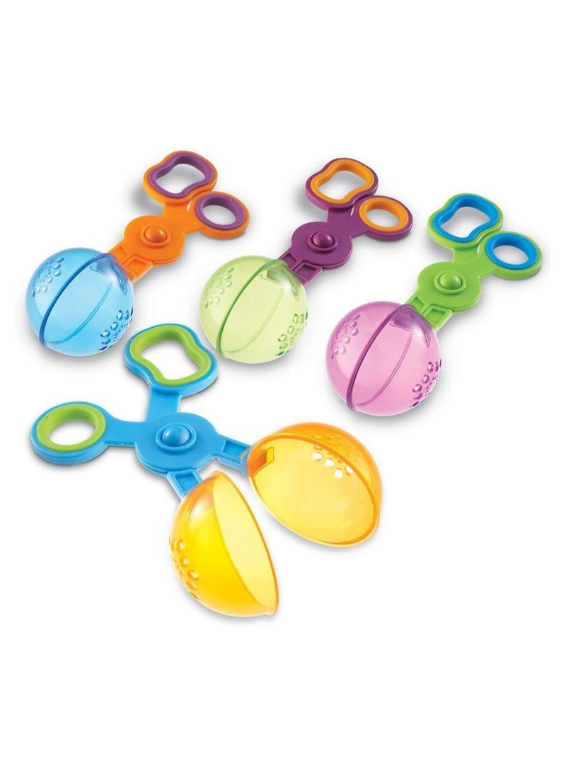 Handy Scoopers, Fine Motor Toy, Assorted Colors, Set Of 4, Ages 3+