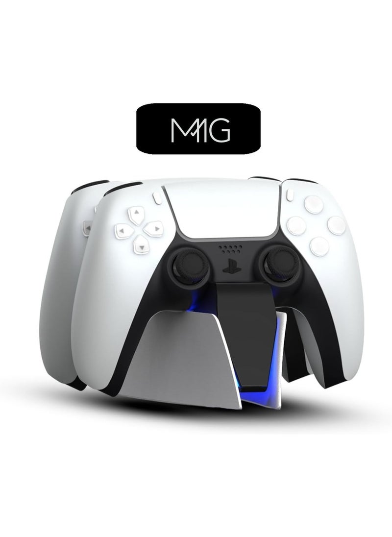 PS5 Controller Charging Station | PS5 Controller Charger for PlayStation 5 Dual Sense Controller | USB Type C PS5 Charger Stand with LED Indicator