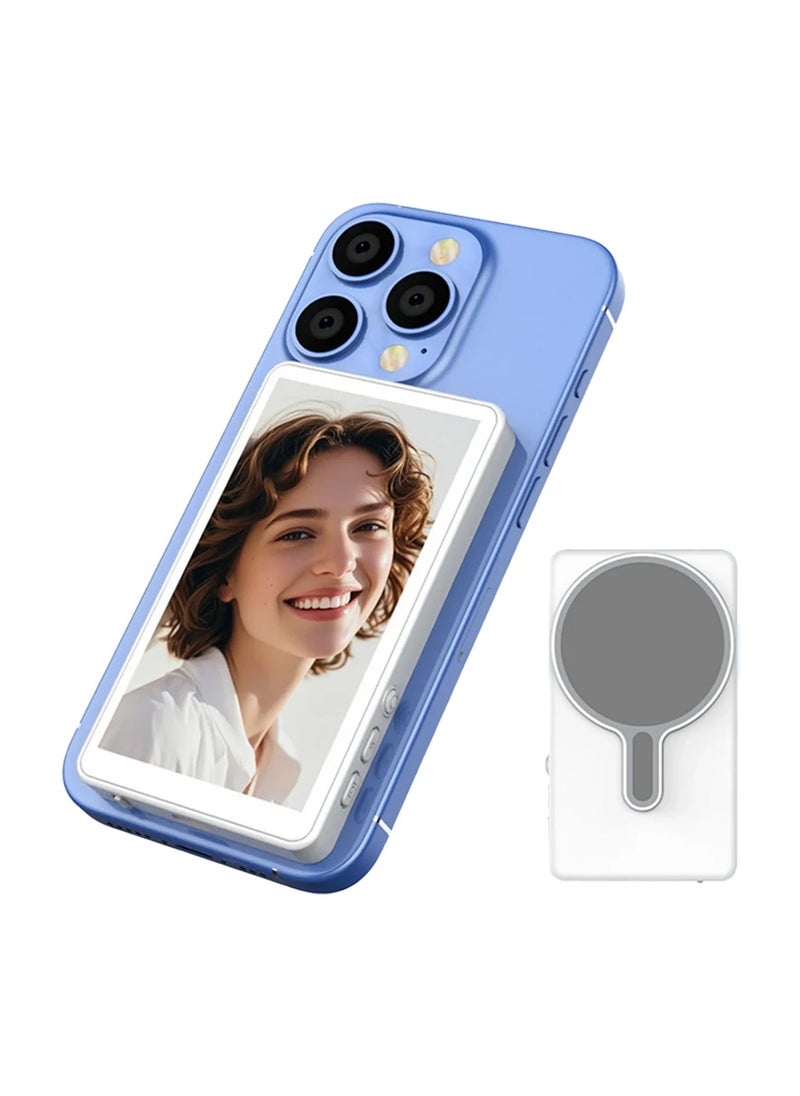 Magnetic Phone Vlog Selfie Monitor Screen | Mirroring Device | Screen casting device for vloggers, live streamers, and creators