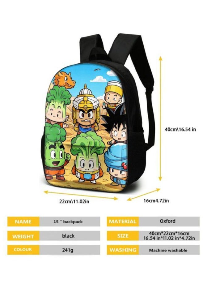 Three-piece set of cartoon characters (schoolbag, for students) - 500