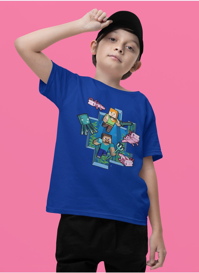 Minecraft Graphic Design With Kid's Unisex T-Shirts