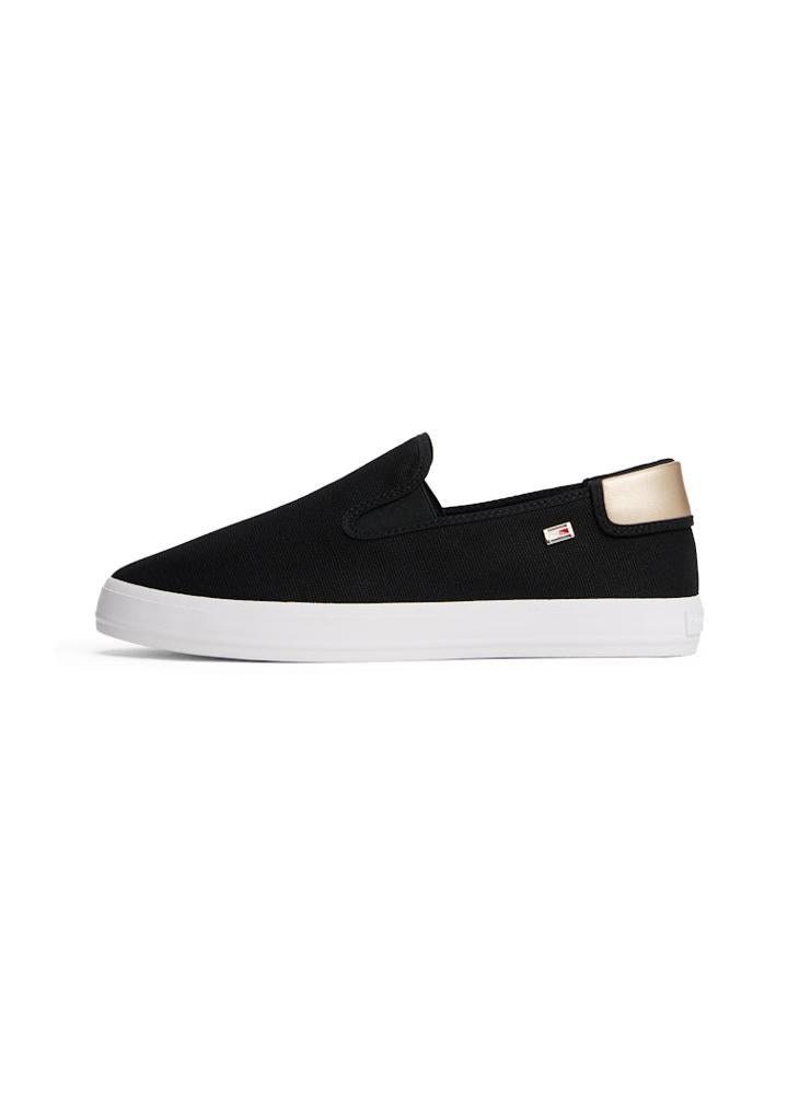 VULCANISED CANVAS SLIP ON TRAINERS