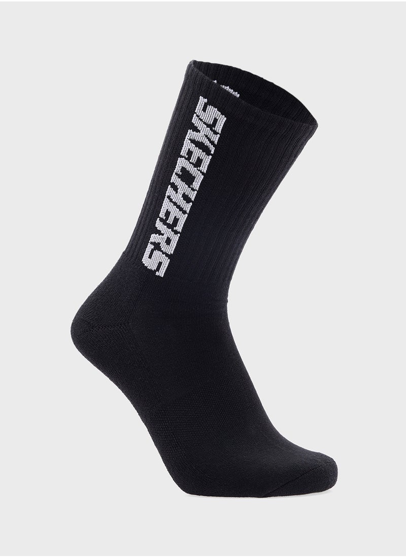 3 Pack Terry Crew Socks