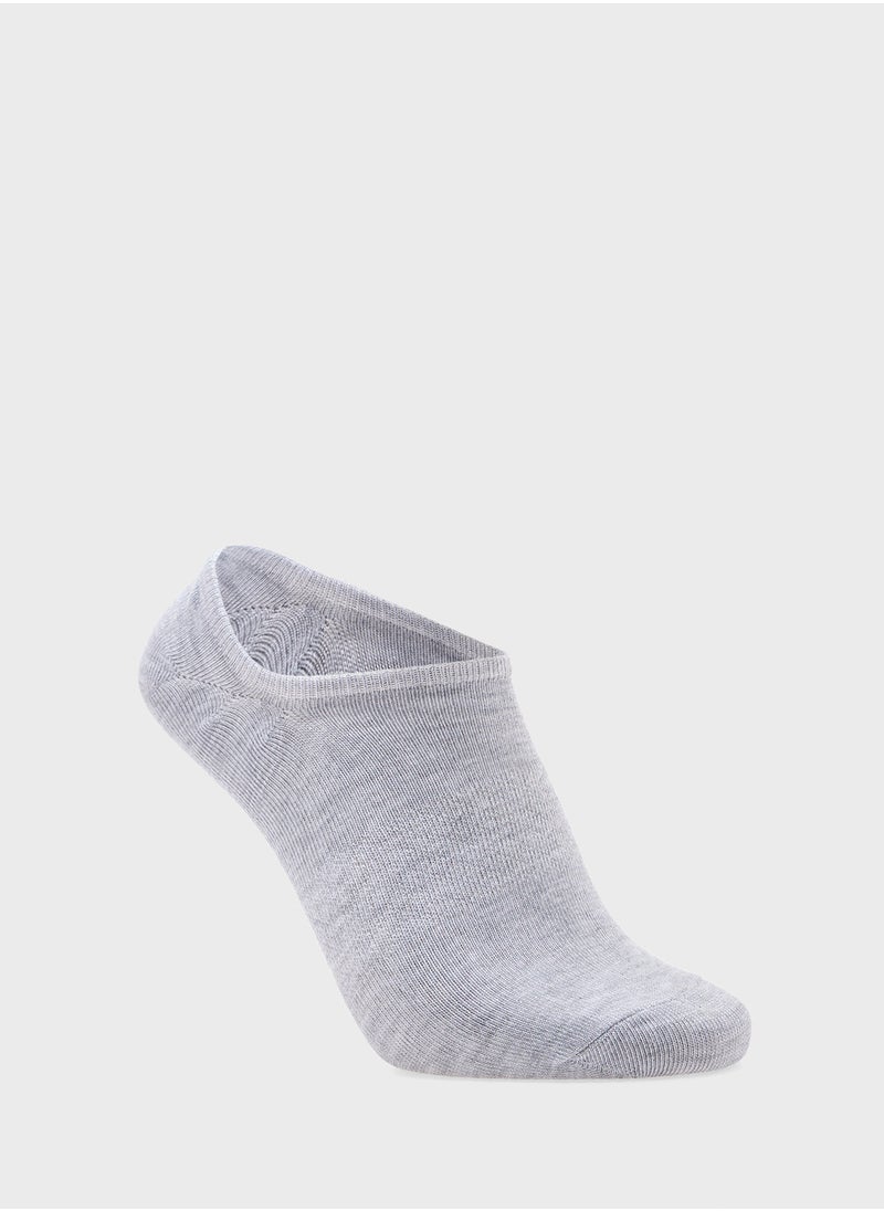 Kids 6 Pack Non Terry No Show Socks