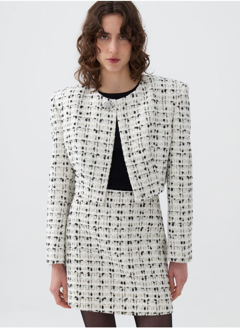 Padded Tweed Jacket