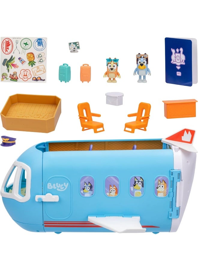 Bluey 3-in-1 Transforming Plane Playset (40 x 19 x 23 cm)