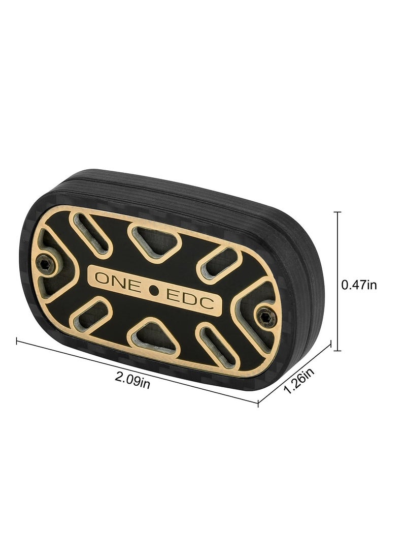 Fidget Toys Adults Carbon Fiber Fidget Slider EDC Fidget Toys Magnet Fidget Stress Relief ADHD Toys Desk Toys for Office for Adults(Magnetic Fidget Slider Black)