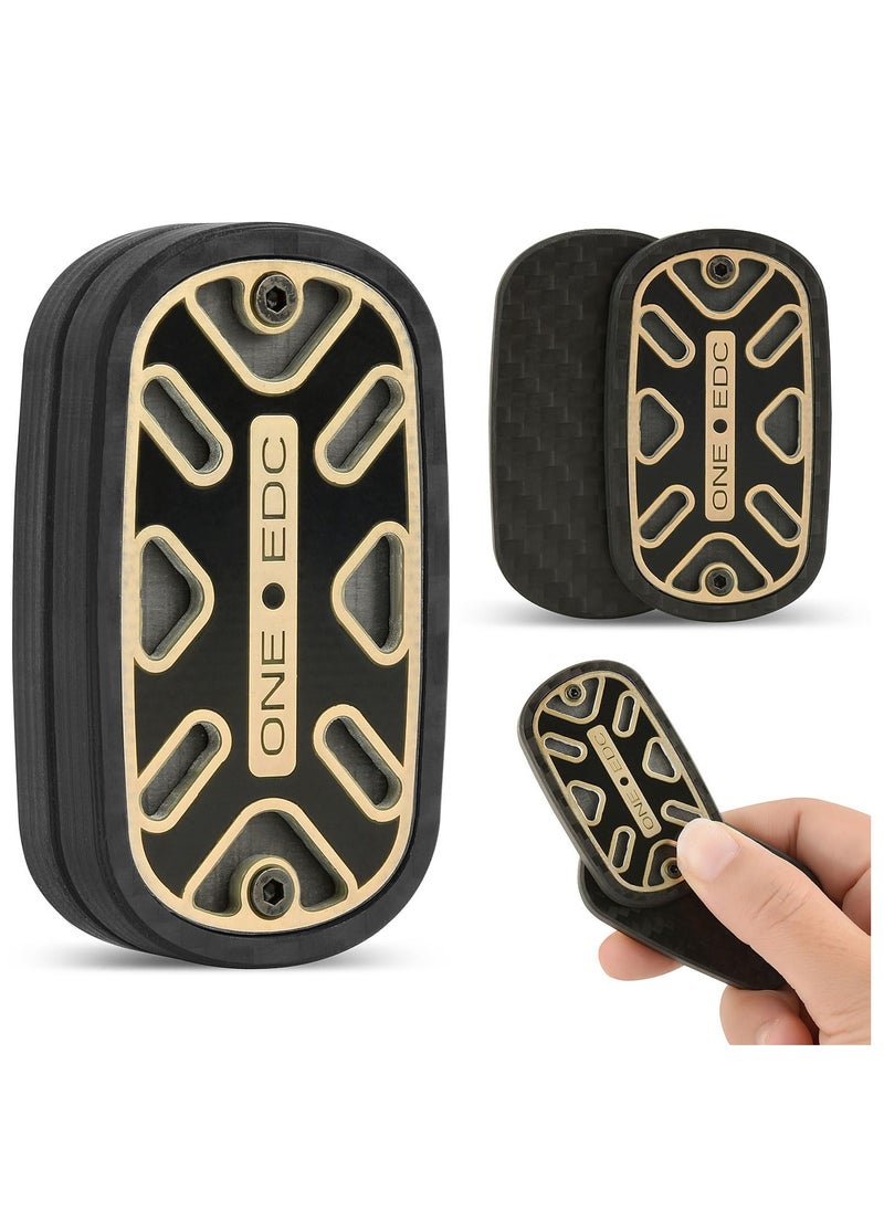 Fidget Toys Adults Carbon Fiber Fidget Slider EDC Fidget Toys Magnet Fidget Stress Relief ADHD Toys Desk Toys for Office for Adults(Magnetic Fidget Slider Black)