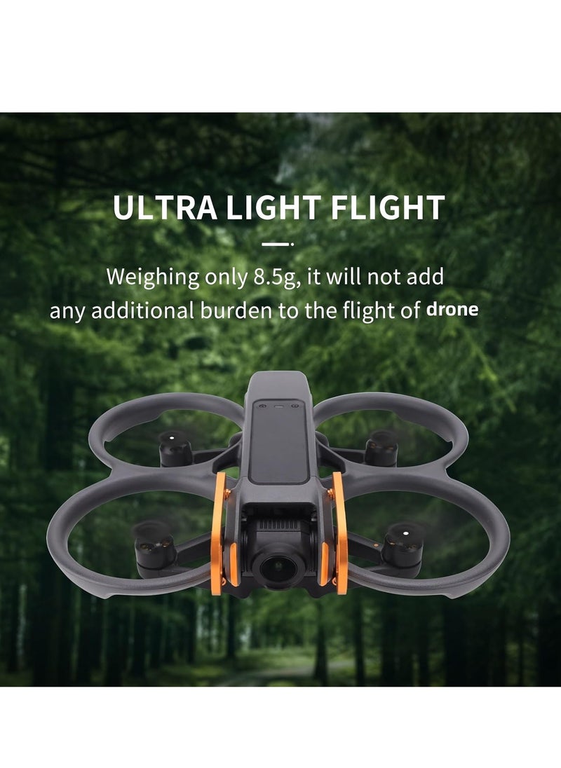 Gimbal Bumper Protection Bar, Gimbal Bumper Guard, for DJI Avata 2, Lens Safety Bumper, Aluminum Alloy Gimbal Protect Bar, Anti-Collision Protection Guard, Lens Protection Rod Accessories, Orange