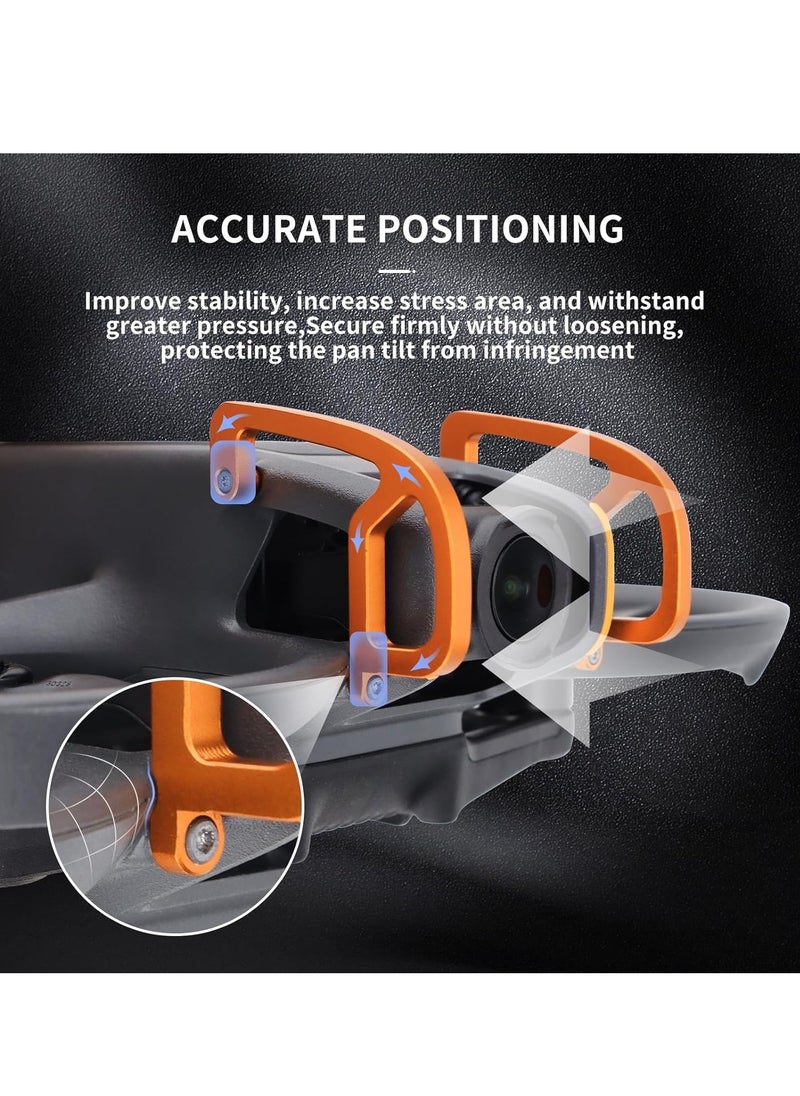 Gimbal Bumper Protection Bar, Gimbal Bumper Guard, for DJI Avata 2, Lens Safety Bumper, Aluminum Alloy Gimbal Protect Bar, Anti-Collision Protection Guard, Lens Protection Rod Accessories, Orange