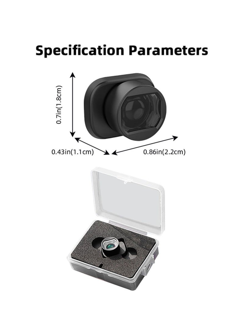 Wide-Angle Lens for DJI Mini 4 Pro Drone - Expands Viewing Range by 25% for Enhanced Photography and Videography, Essential Accessory for Mini 4 Pro Camera.