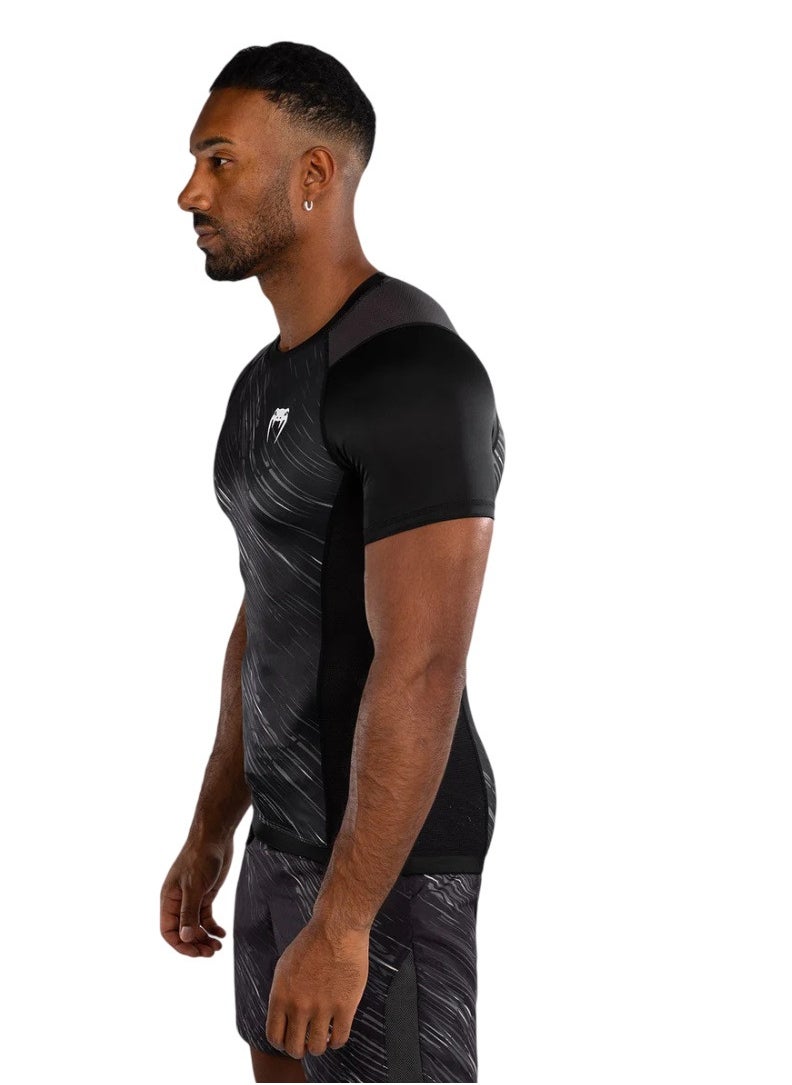 VENUM RAPID RASHGUARD SHORT SLEEVES BLACK/STORM GREY