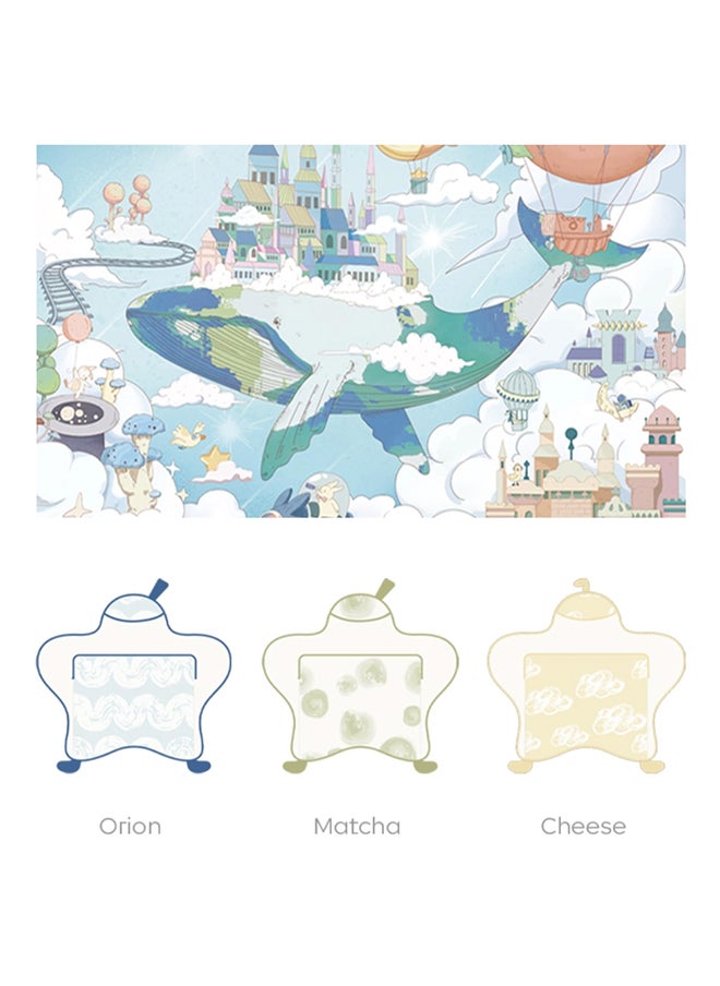 Babycare - White/cream, fantasy/underwater themed design Baby Blanket, Infant Wrap Swaddle, Soft Fleece– BPA-Free, Hypoallergenic, Breathable, Cozy and Warm, Non-Toxic, Gentle on Baby Skin, Cute design, Easy to Wrap, Ideal for Newborns and Infants, Comfortable Sleep, Machine Washable, All-Season Use