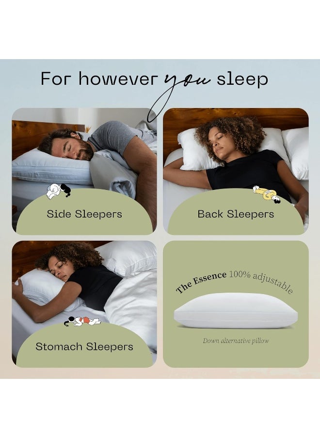 Essence Down Alternative Pillow Queen Size Set of 2