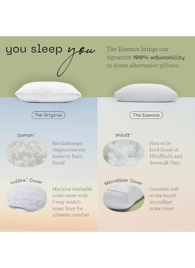 Essence Down Alternative Pillow Queen Size Set of 2