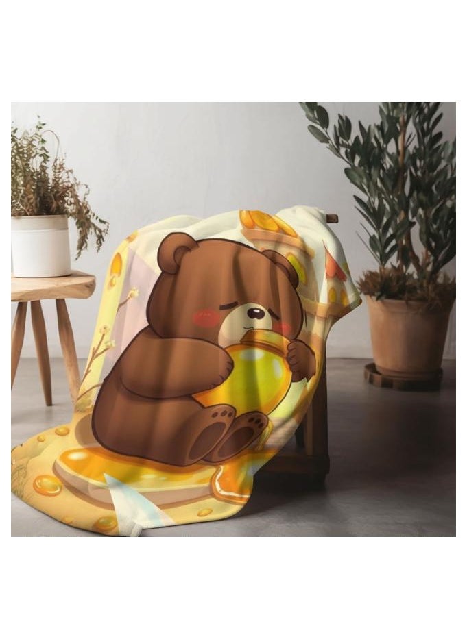 Children's or student cartoon flannel thin blanket (warm and comfortable, suitable for sleep, games) 100cm*150cm - 131