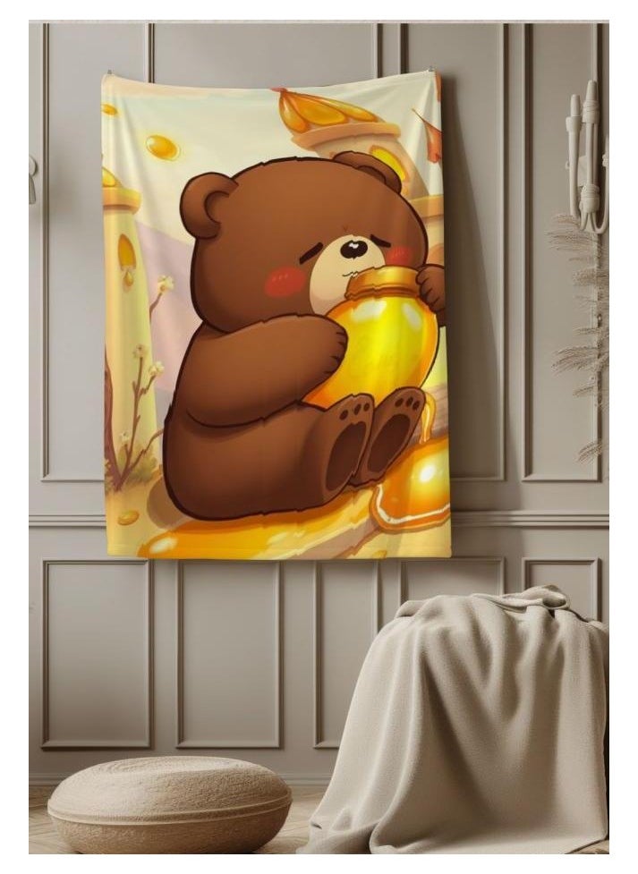 Children's or student cartoon flannel thin blanket (warm and comfortable, suitable for sleep, games) 100cm*150cm - 131