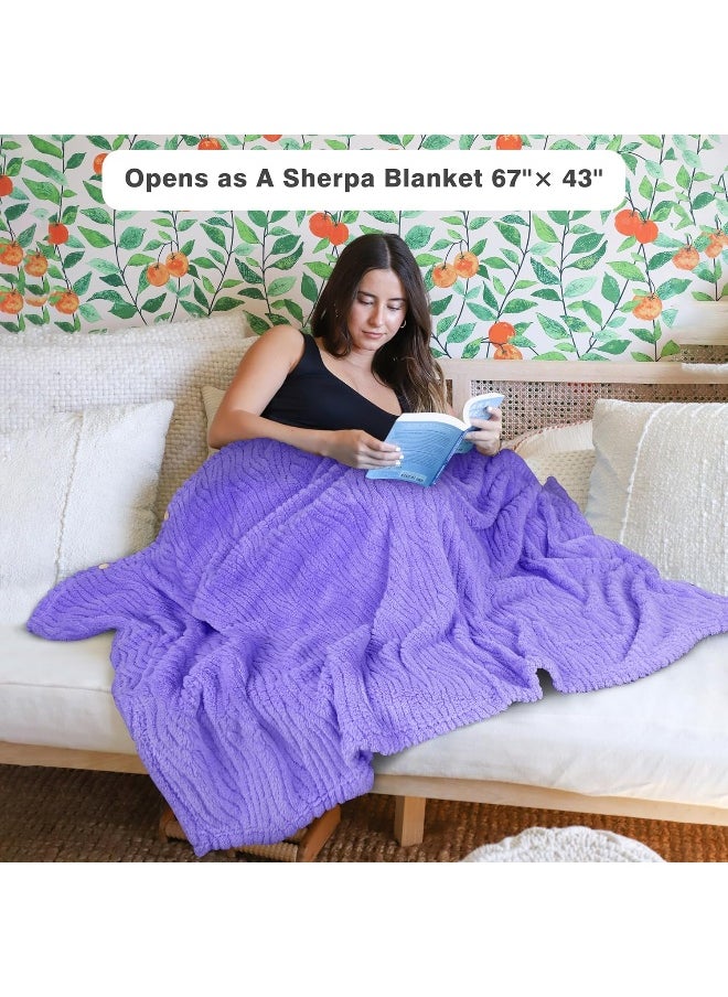Tirrinia Wearable Blanket Poncho, Cloak with Hood, Poncho Capes for Women Mom Gift