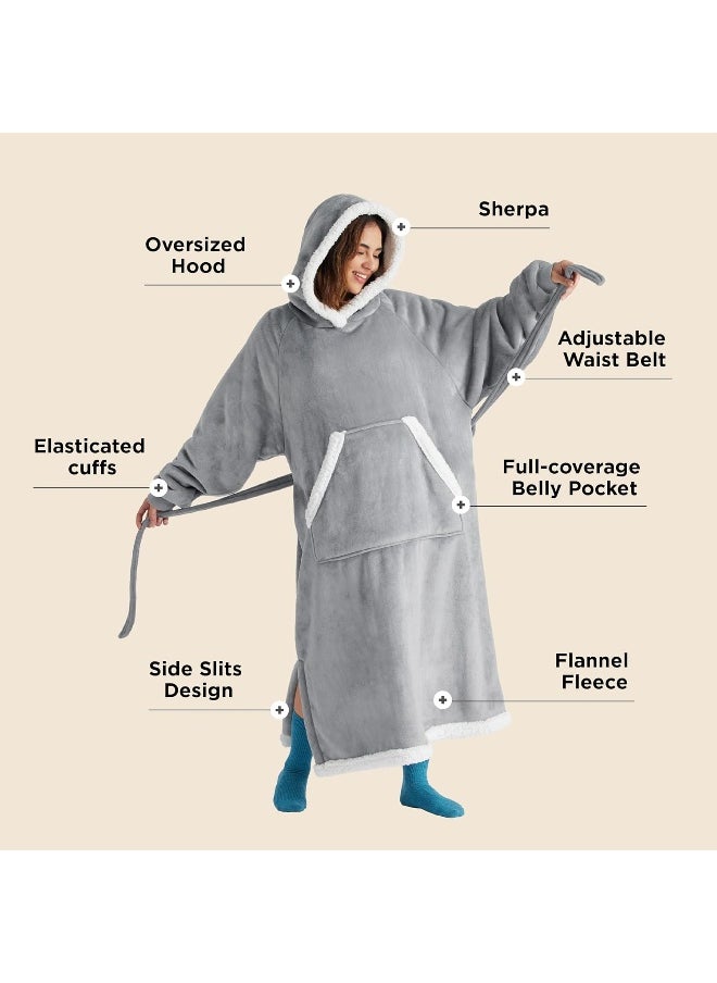 Bedsure, Long Sherpa Wearable Blanket, Unisex Adult, wearable-blankets